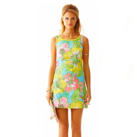 Lilly Pulitzer Dresses & Skirts - Lilly Pulitzer Delia Shift Shorely Blue Big Flirt